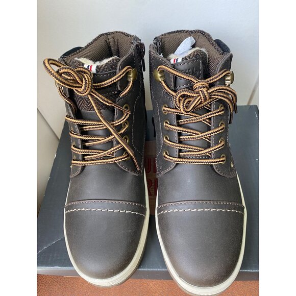 MOUNTAIN CREEK CASUAL FALL AND WINTER ANKLE BOOTS BOYS SIZE 3 BIG KIDS BROWN - Picture 3 of 9